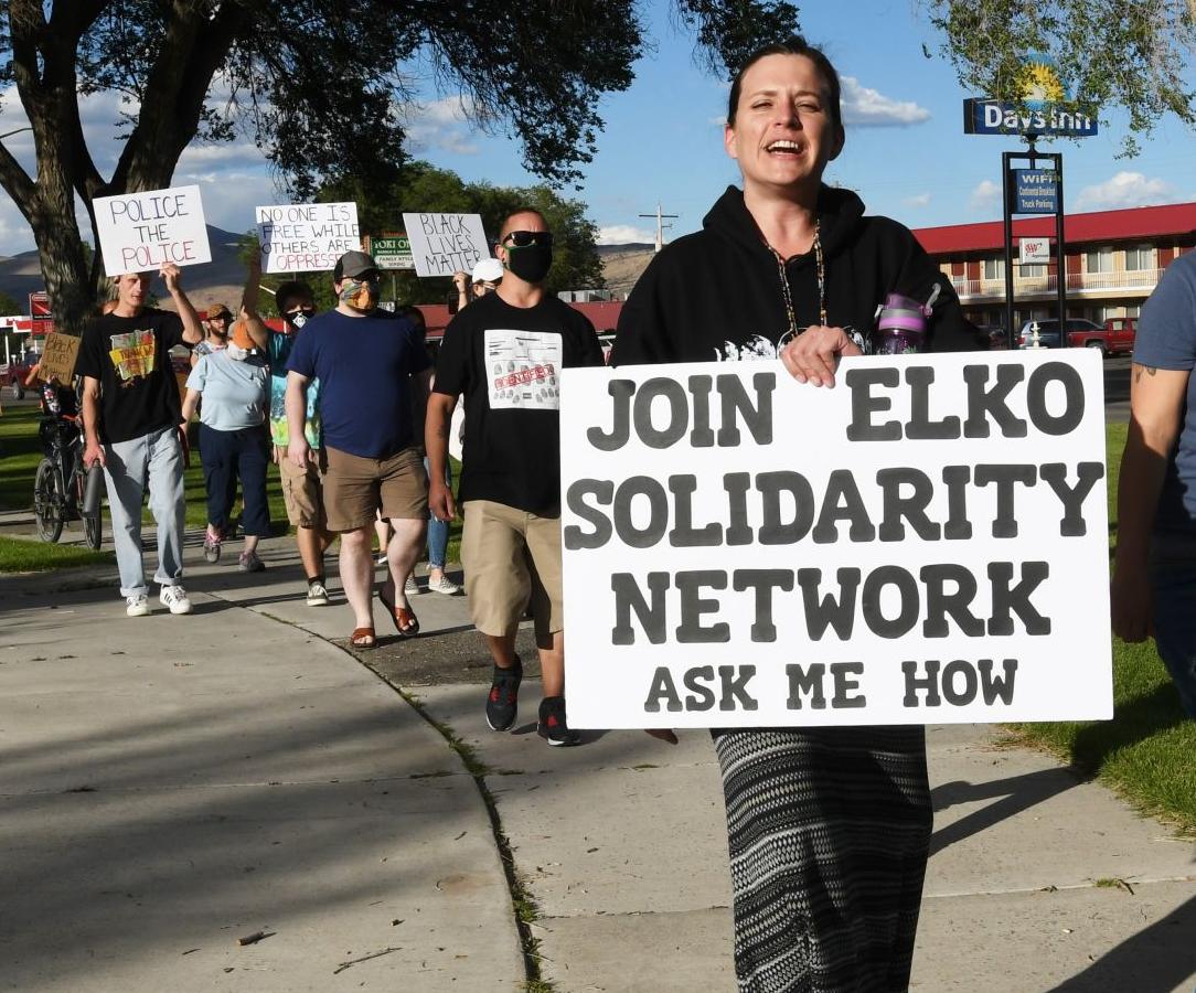 Second Elko solidarity march